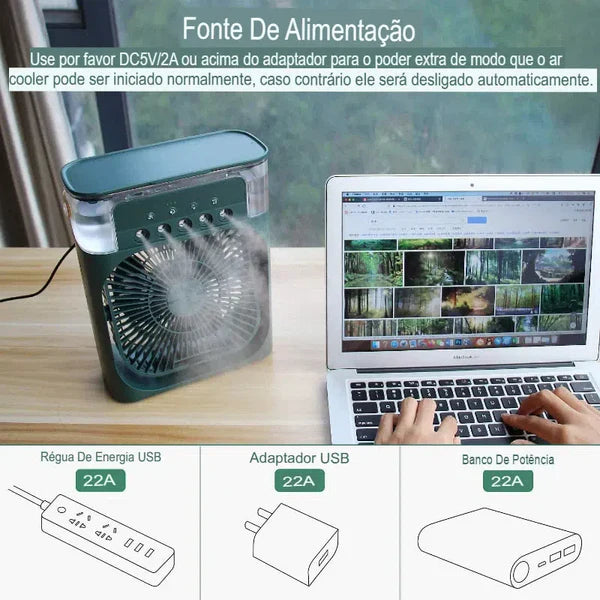 ResfriMax™ - Ar Condicionado Portátil
